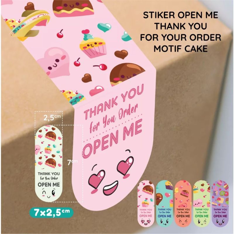 

Stiker Thank You/Open Me
