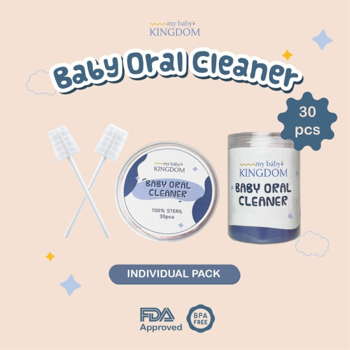 MY Baby Kingdom Oral Baby Cleaner / Kapas Bayi / Kasa Bayi