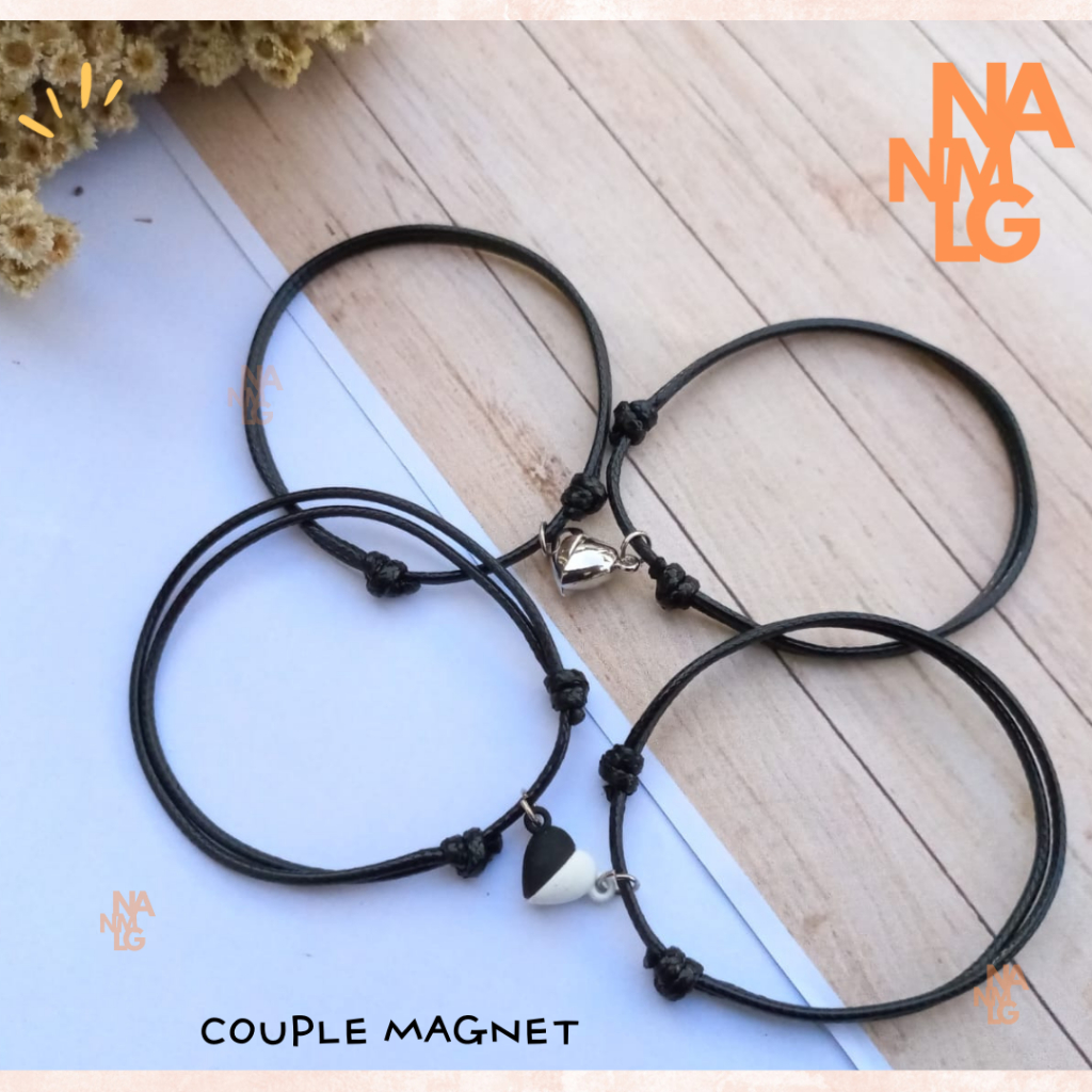 Gelang Couple Magnet 1pasang