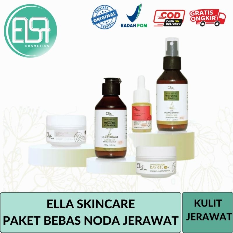 ELLA SKINCARE PAKET BEBAS NODA JERAWAT