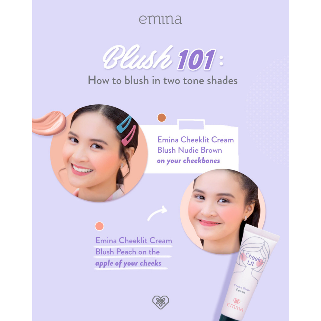 Emina Cheek Lit Cream Blush 10 ml / Blush On
