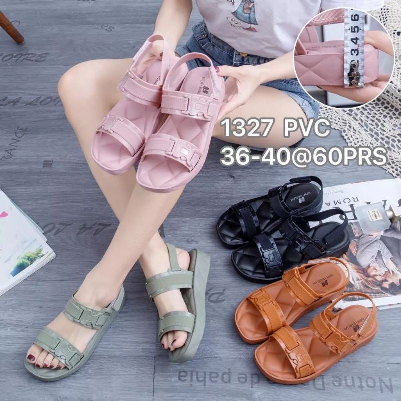 SANDAL GUNUNG KARET WANITA IMPORT NEW BARLUN NBR 1327 B