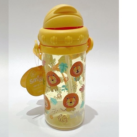 TOKO21--TERBARU WATER BOTTLE WITH TALI+SEDOTAN/430 ML BOTOL MINUM ANAK SMIGGLE BPA FREE