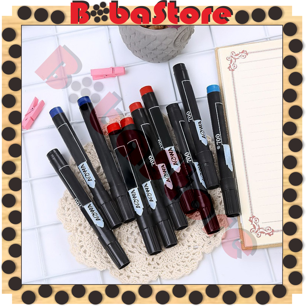 

⭐Bobastore⭐ Spidol Permanent Marker Permanen Tahan Air Alat Tulis Spidol Cepat Kering Tinta Minyak Hitam Biru Merah Tidak Pudar S051