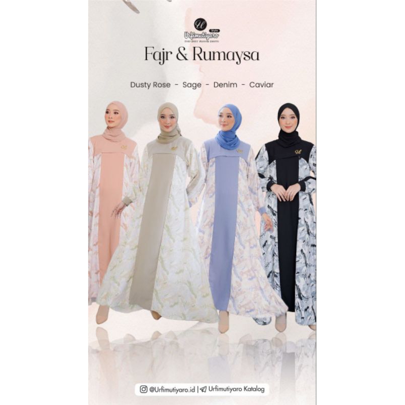 Gamis Rumaysa & Koko Fajr / Gamis Couple Set by Urfimutiyaro