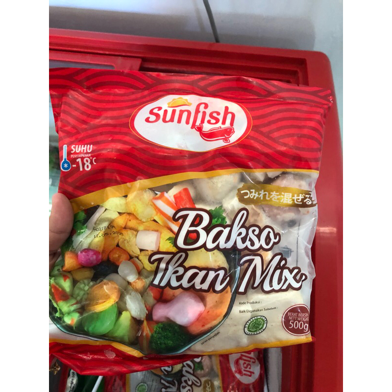 

bakso ikan mix frozen, tinggal gorenggg