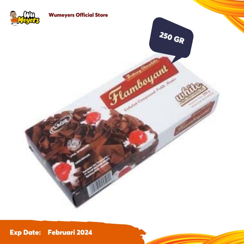 

Lagie Coklat Blok Putih Flamboyant White 250 gr