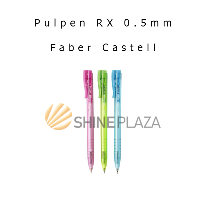 

Pulpen Faber Castell RX 0.5mm - Pulpen Hitam Faber Castell 0.5mm