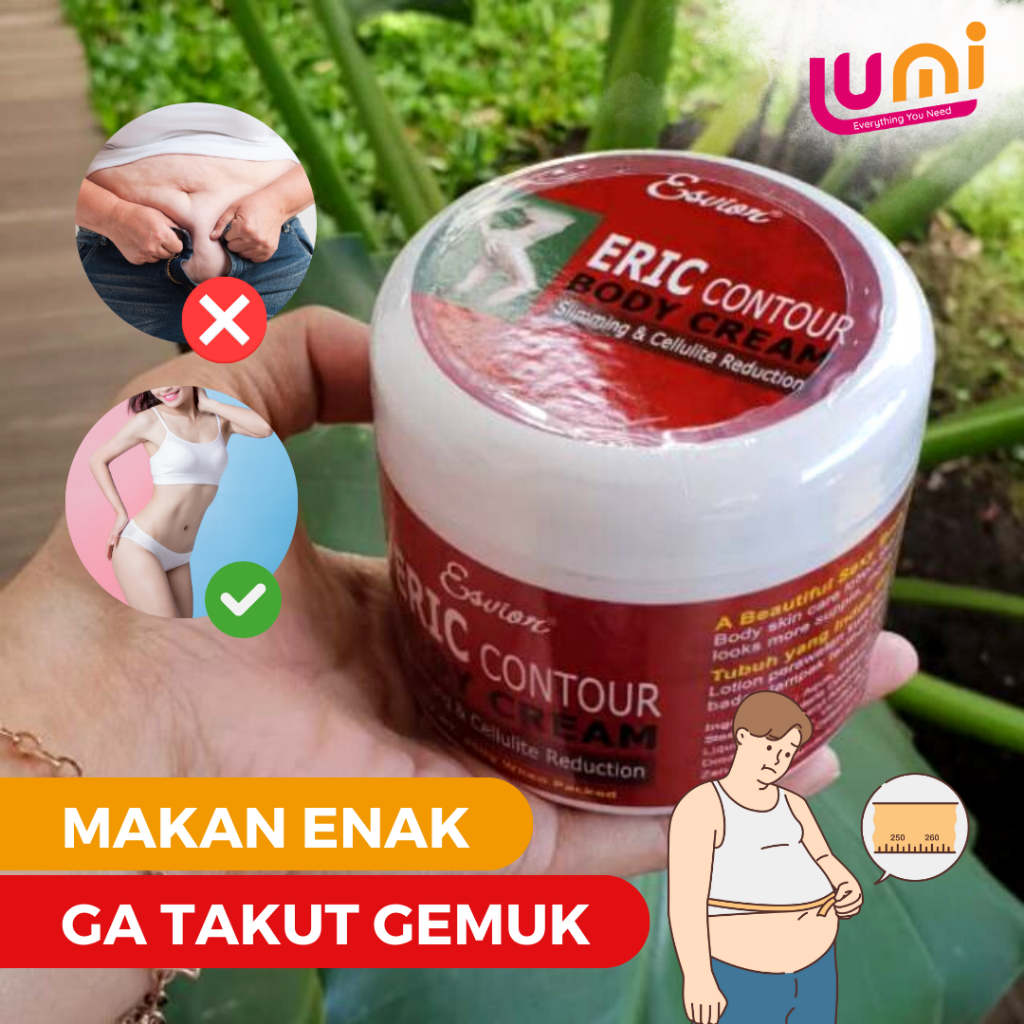 DR ERIC CONTOUR BODY CREAM ESVIOR SLIMMING &amp; CELLULITE REDUCTION ORIGINAL BPOM BODY LOTION PELANGSING BADAN