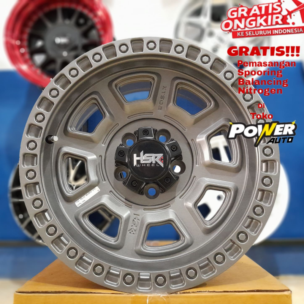velg off-road terbaru hsr xts02 ring 16 H5x114,3 rush ertiga terios