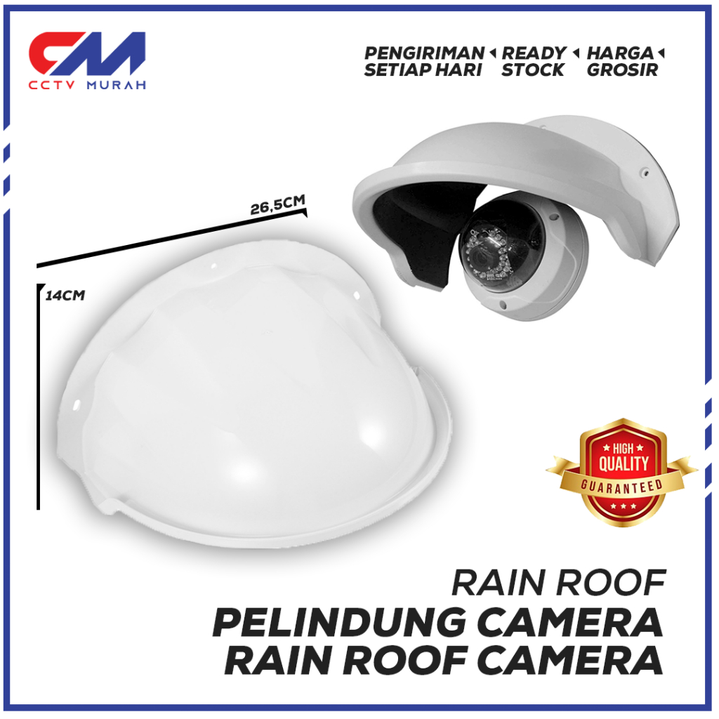 Pelindung CCTV, Rain Roof/Atap Camera CCTV Melindungi Dari Hujan