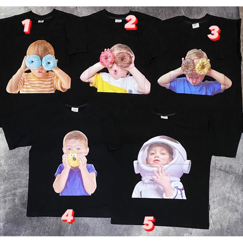 Tshirt kaos Adlv baby face second preloved