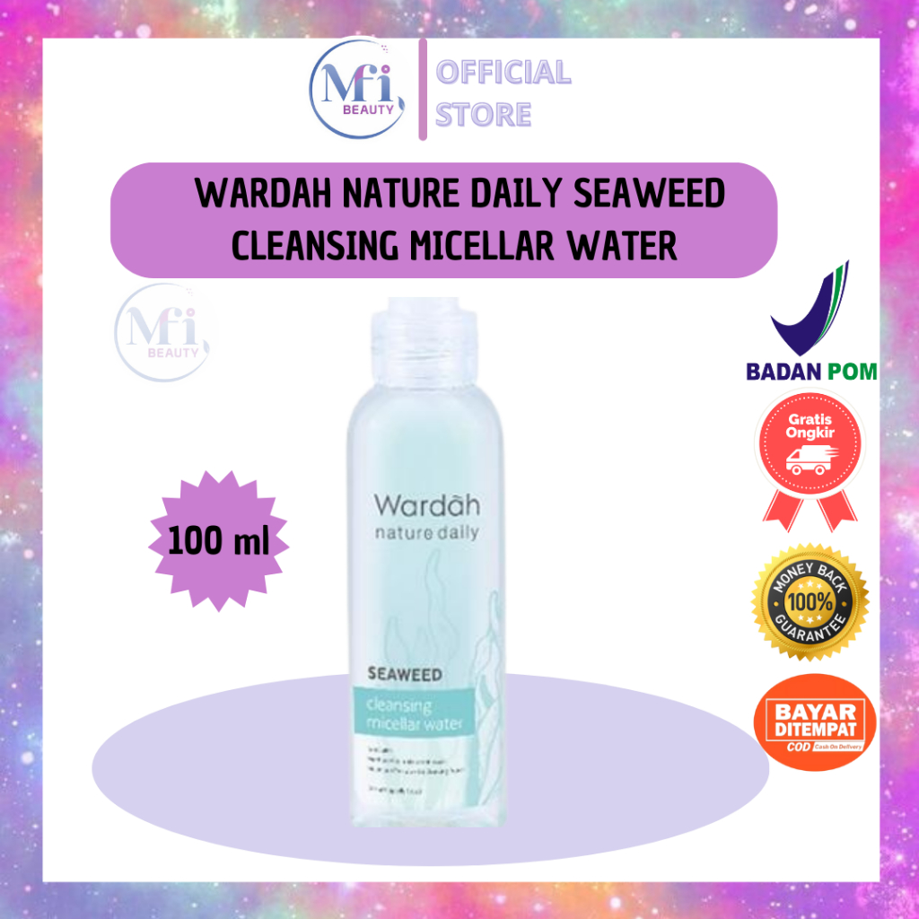 MFI - WARDAH NATURE DAILY SEAWEED CLEANSING MICELLAR WATER 100 ML