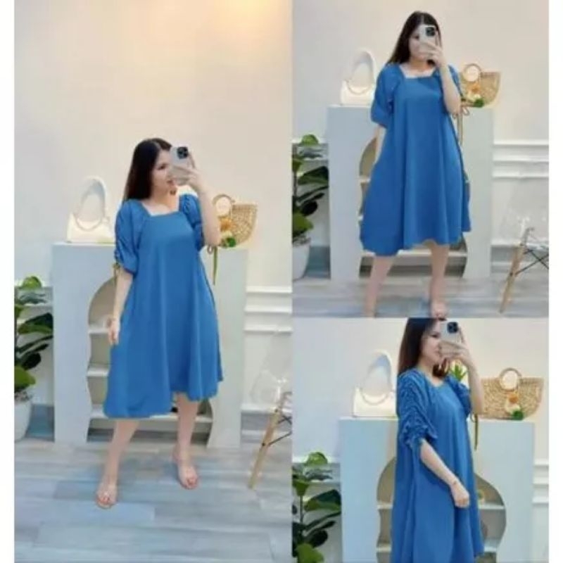 Terlaris !!! PROMOO TUNIK MILIA DAILY DRESS WANITA LENGAN PENDEK SERUT