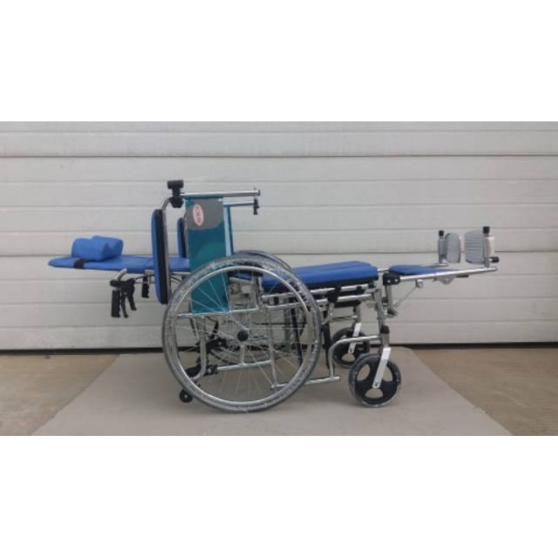 kursi roda selonjor tiduran 4in1 siwa avico stainless bab