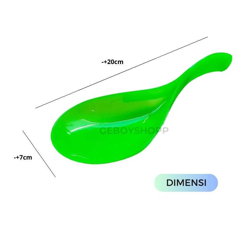 Centong Nasi / Sendok Nasi / Sendok Sayur Pelangi Foodrgade