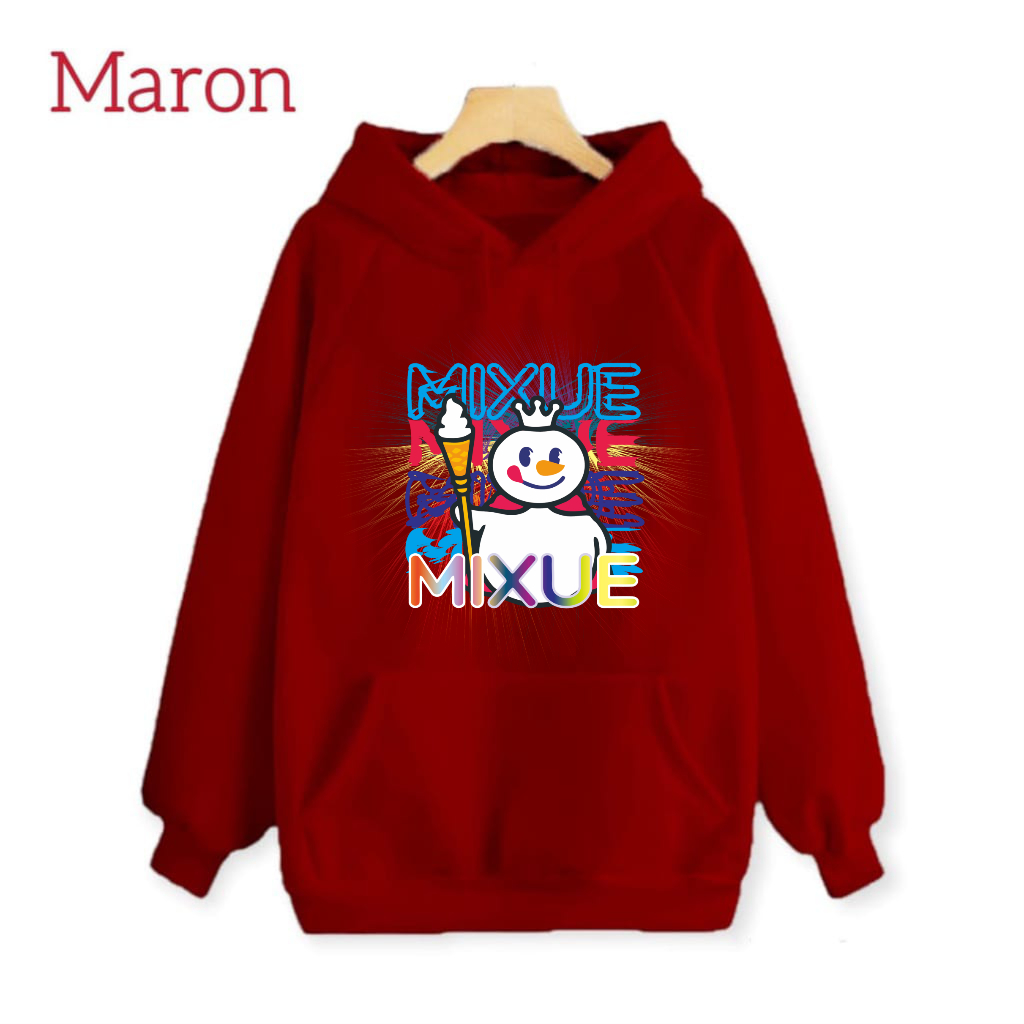 Sweater Hoodie Anak Mixue Grafic/Sweater Hoodie Anak Cewek Cowok