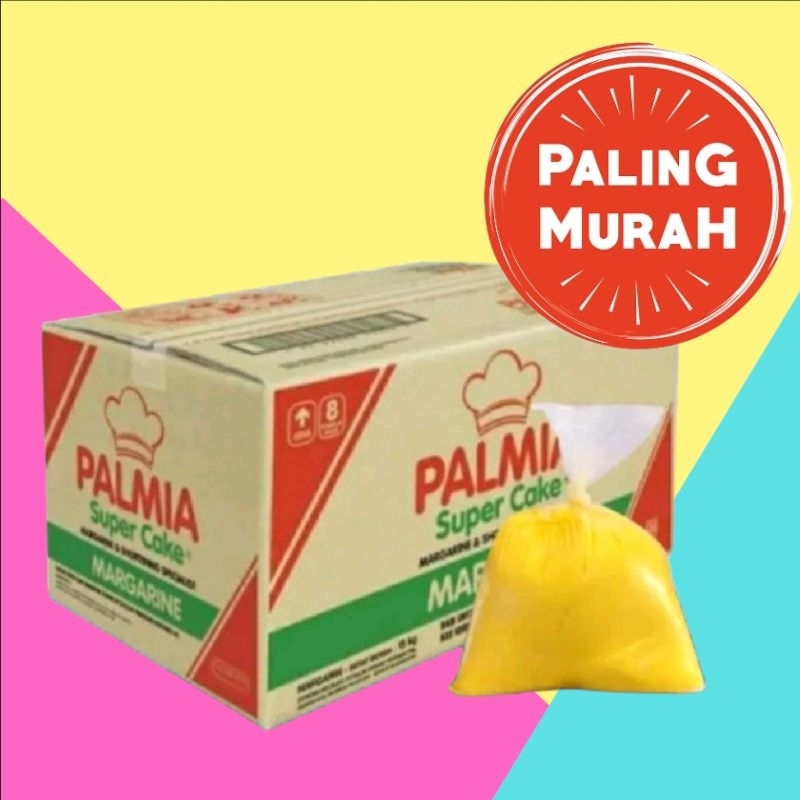 Palmia Super Cake Margarine Kemasan Re-Pack 250gr