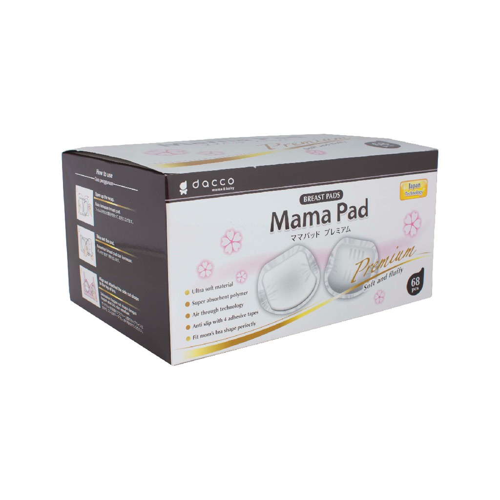 Dacco Mama Pad Premium isi 38 / 68 pcs | Bantalan Penyerap ASI
