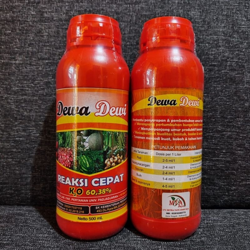 Pupuk Dewa Dewi KCl Cair Pembesar Buah 500ml