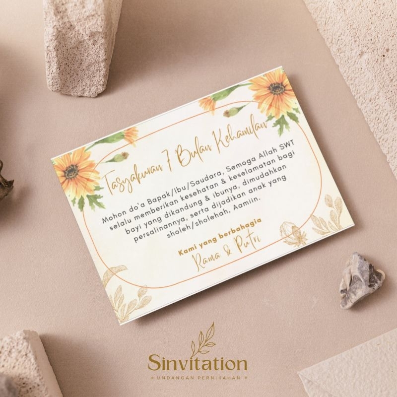 

Cetak Kartu/Stiker Tasyakuran Kehamilan 4/7 Bulanan Sinvitation