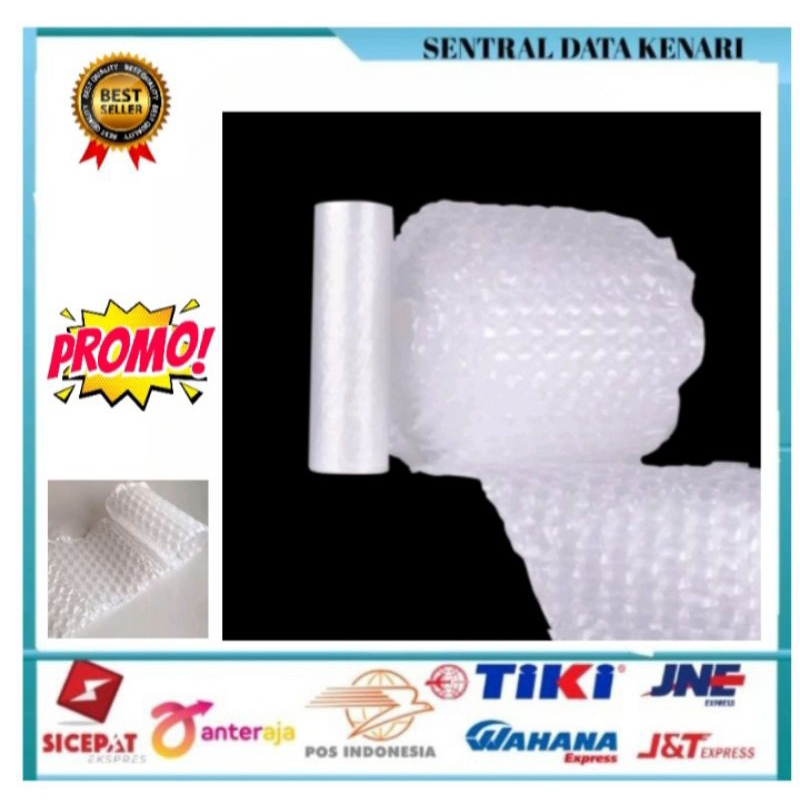 Poly Air Bubble Warp Ukuran 40 cm x 300 meter plastik Bubble Warp