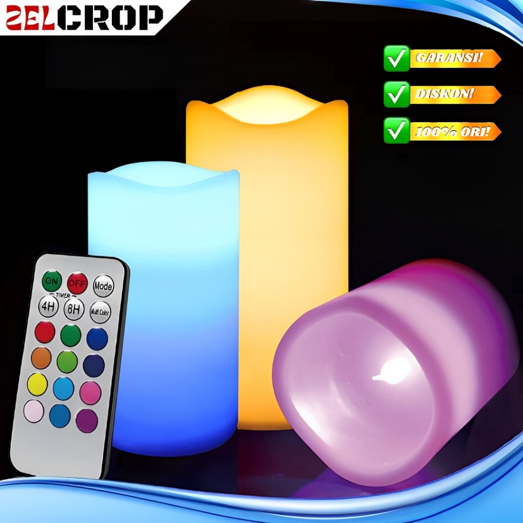 Lampu Lilin Elektrik Hias Meja Kamar Tidur Led Aesthetic Minimalis Unik Lucu Keren Mewah Portable Us