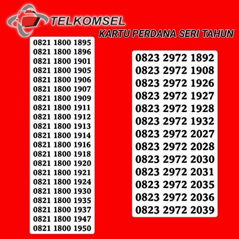 TELKOMSEL SERI TAHUN