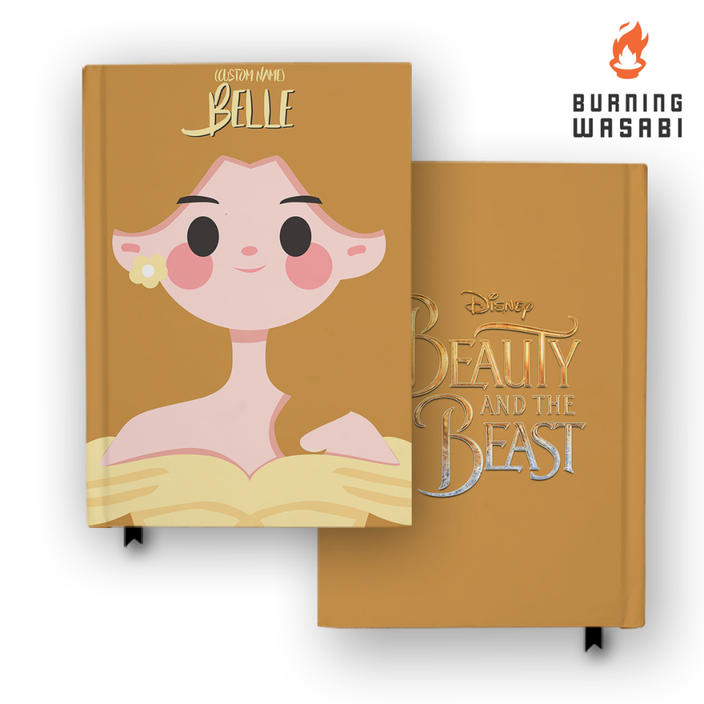 

Buku Catatan Notebook Princess Belle Beauty And The Beast 6 Custom Nama Agenda Jurnal Diary Hardcover A5 A6 B5