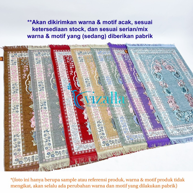 Sajadah Chenille Arbain Besar/ 110*70 Sajadah Rajut Tambang/ Grosir Sajadah