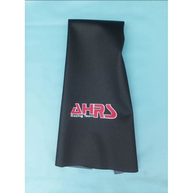 Cover Kulit Jok Motor Tulisan Sablon Kualitas Import - Kulit Jok Motor Hitam Tebal