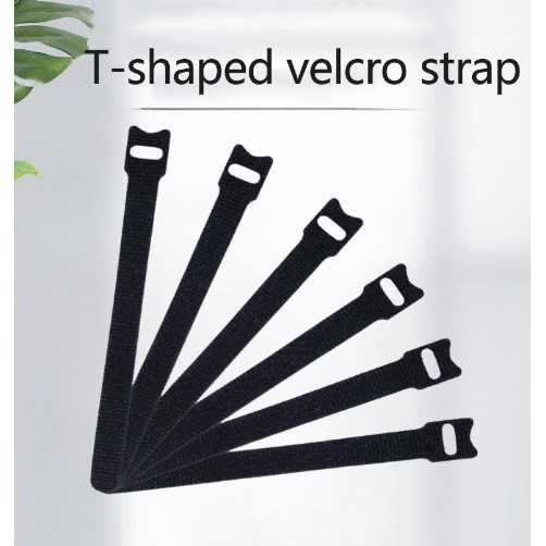 Kabel Ties Nilon Velcro Reusable Organizer 1.2x15cm 50 PCS Perapi Kabel Material Serat Nilon Berkualitas