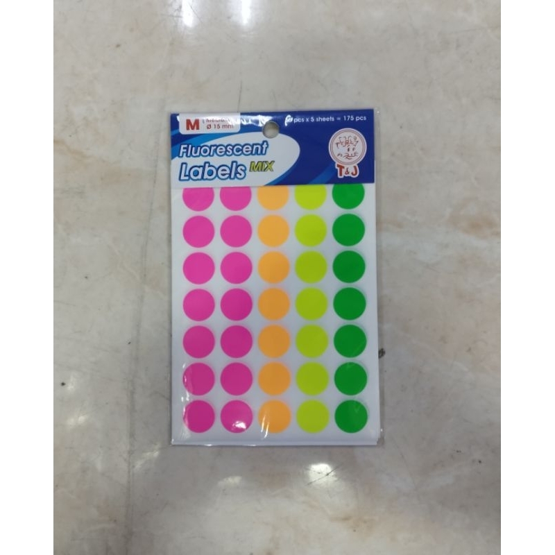 

Label Tom & Jerry Bulat M (1pad/35 pcs*5sheet) Diameter 15mm