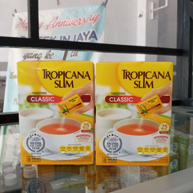 

TROPICANA SLIM CLASSIC ISI 25 SACHET