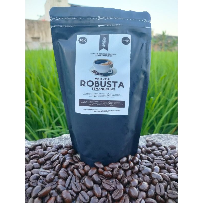 

biji kopi/kopi sangrai/biji kopi Robusta Temanggung/Biji kopi100gr