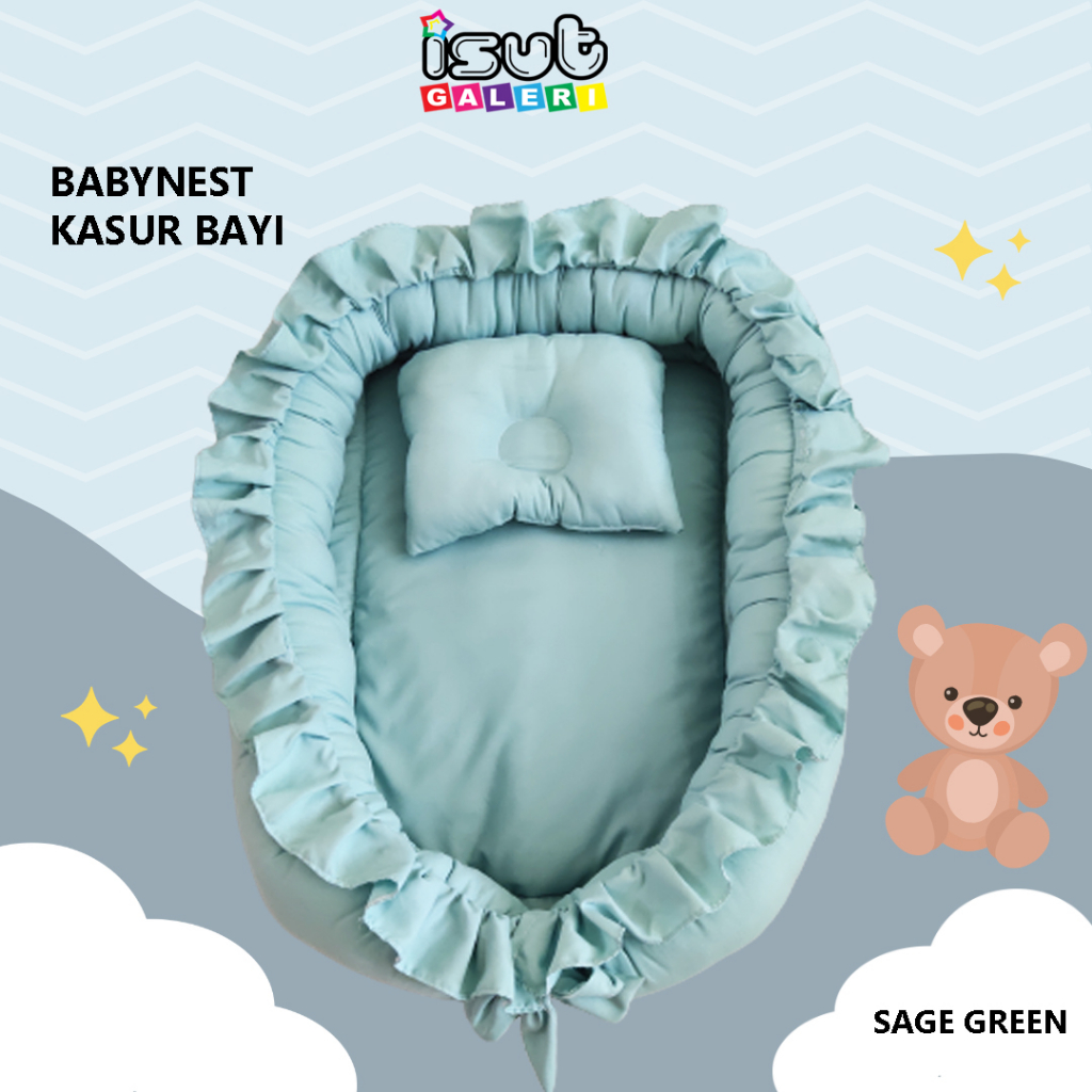 BABY NEST KASUR BAYI SERUT | Perlengkapan Bayi Baru Lahir | Tempat Tidur Bayi Murah