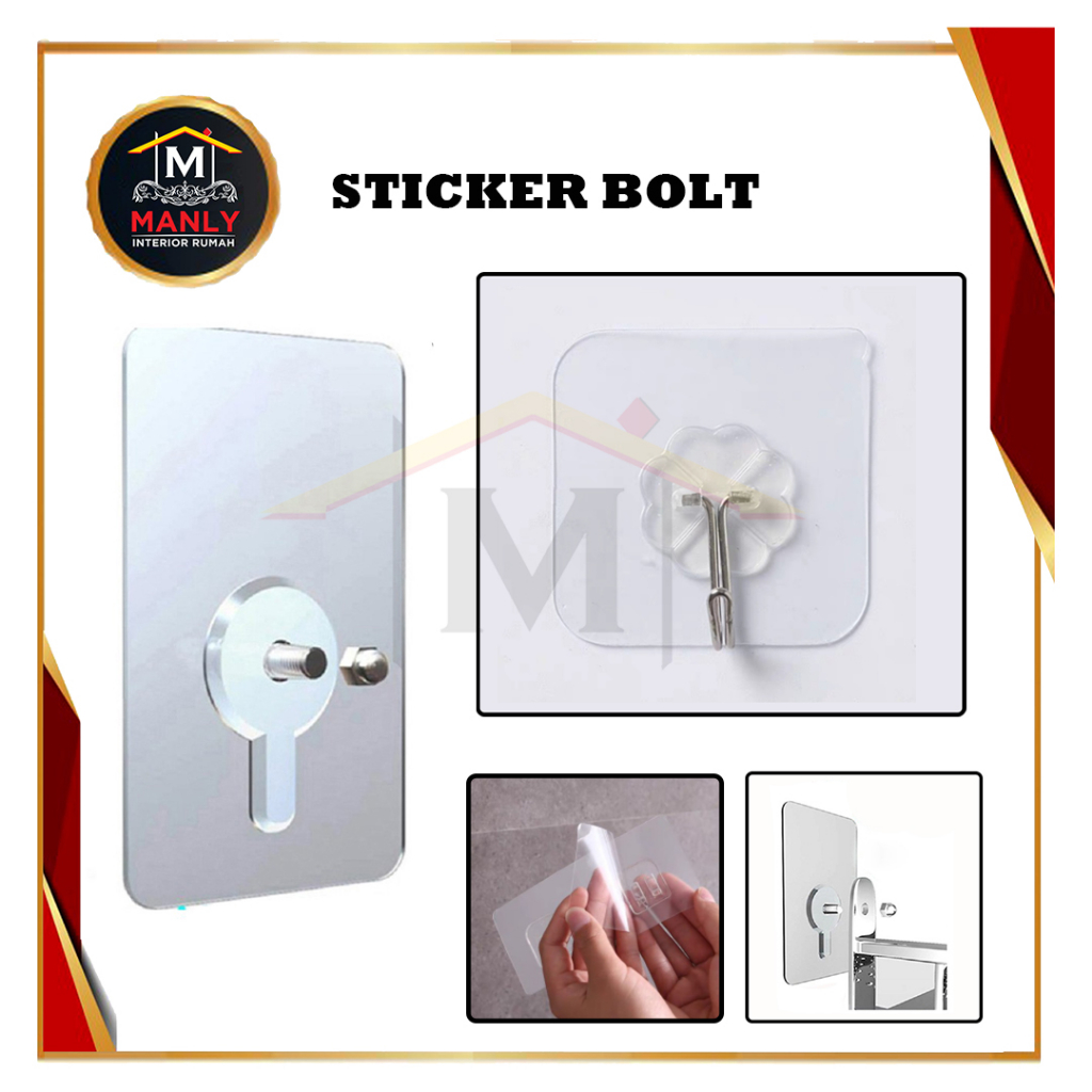 1 PCS POWERFUL HOOK SERBAGUNA/ MAGIC HOOK / STICKER BOLT