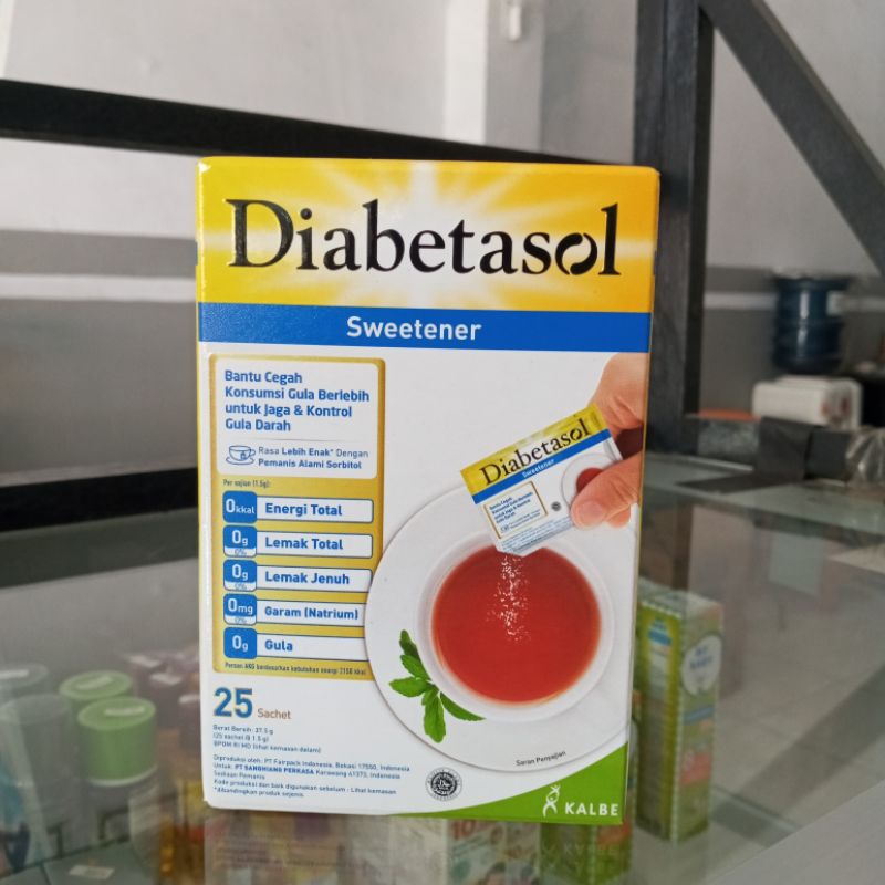 

DIABETASOL SWEETENER ISI 25 SACHET