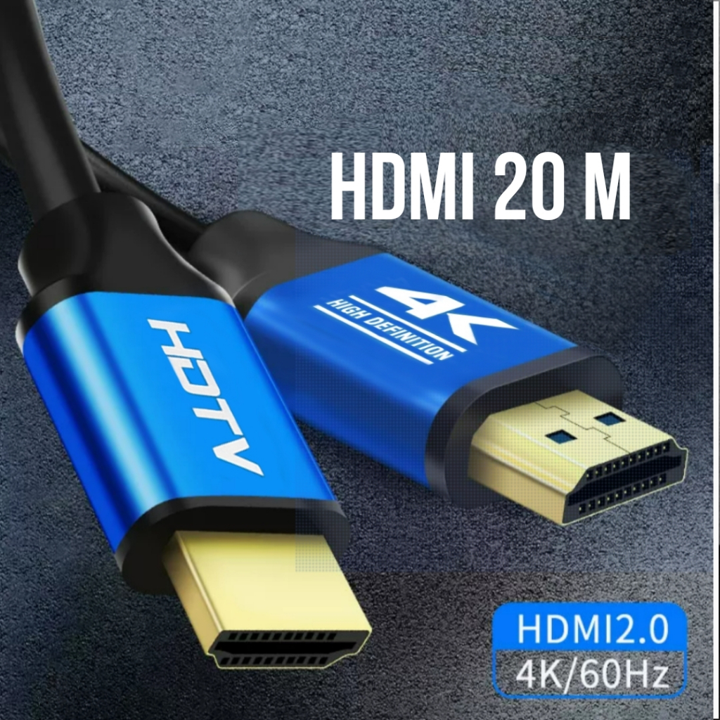 KABEL HDMI TO HDMI 20M HDMI 4K 1080 TEBAL PANJANG 20 M