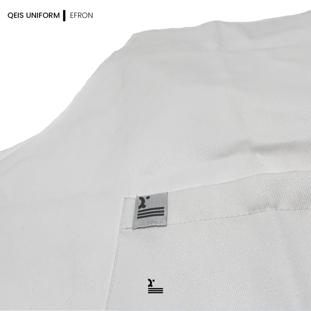 Apron Celemek Chef Basic Polos by QEIS UNIFORM