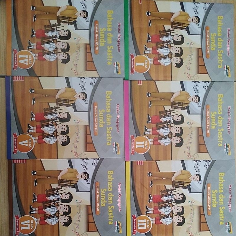 modul bahasa sunda kelas 1.2.3.4.5. dan 6  semester 1 kurikulum 2013  penerbit arya duta