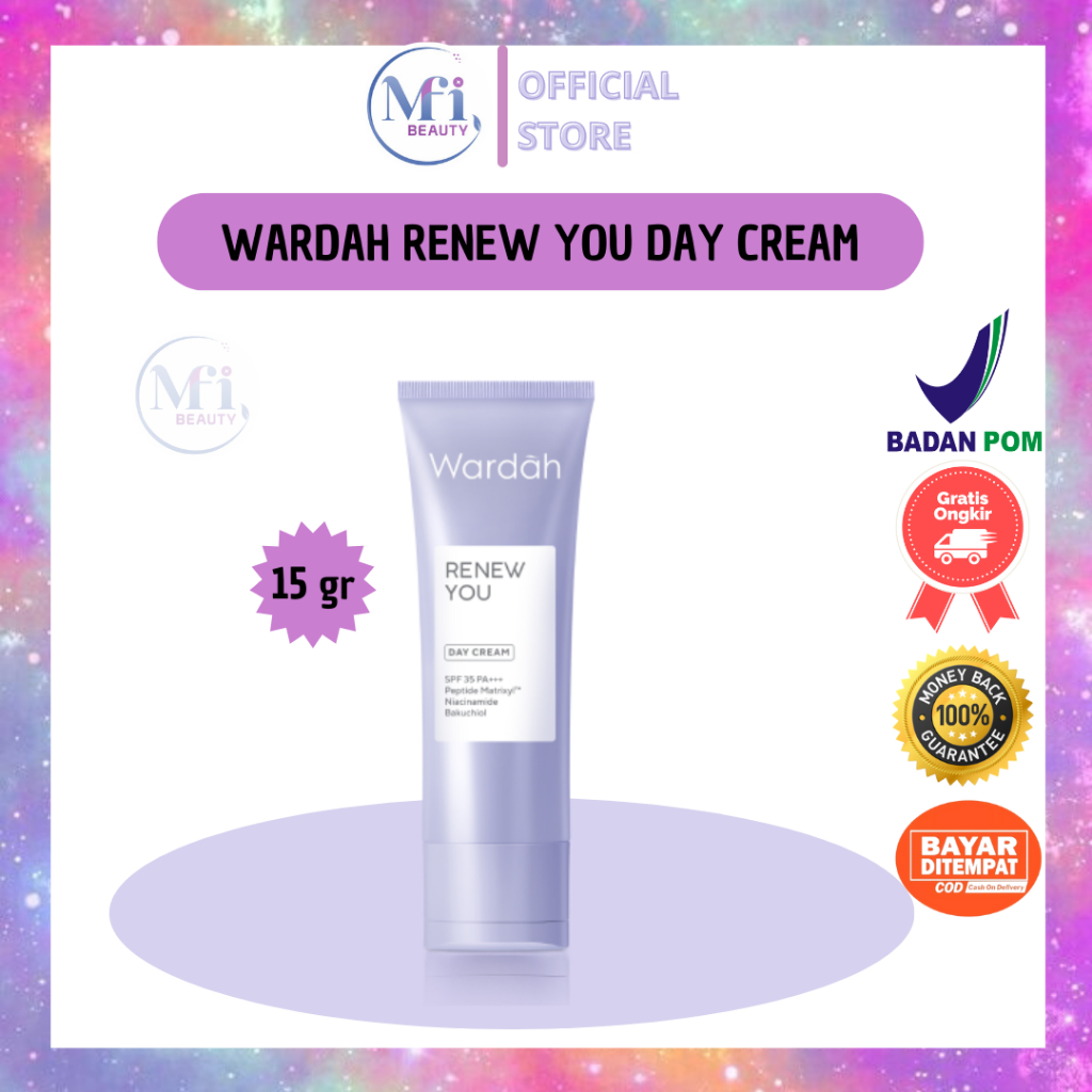 MFI - WARDAH RENEW YOU DAY CREAM 15 GRAM