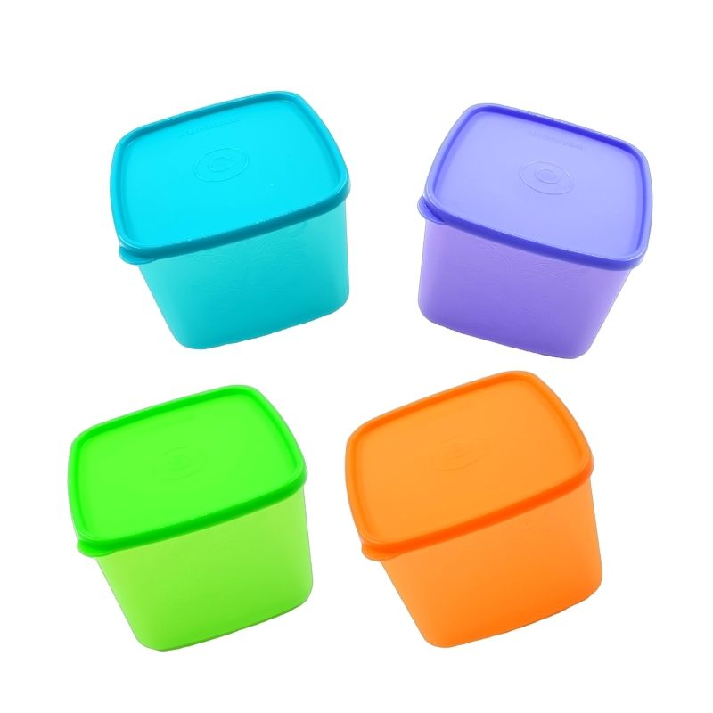 Toples Kue / Food Container / Toples Kotak Plastik Batik M Foodgrade PP5