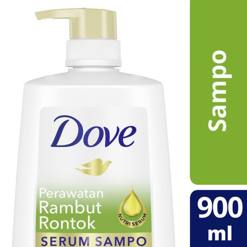 DOVE SHAMPOO TOTAL HAIR FALL TREATMENT  DOVE SHAMPOO RAMBUT ANTI RAMBUT RONTOK - 680ML BOTOL,900ML P