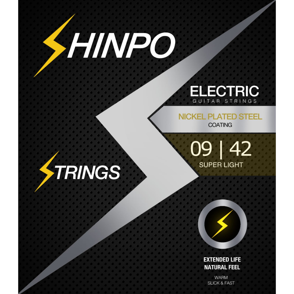 Original Shinpo String Elektrik Nickel Plated Steel 0.9 0.10
