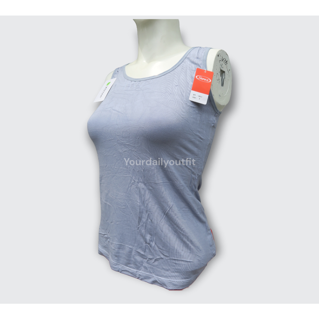 SOREX Tanktop Singlet Wanita Sorex 5011 Orisinil/ Singlet Dalaman Sorex Polos / Tanktop Sorex Singlet