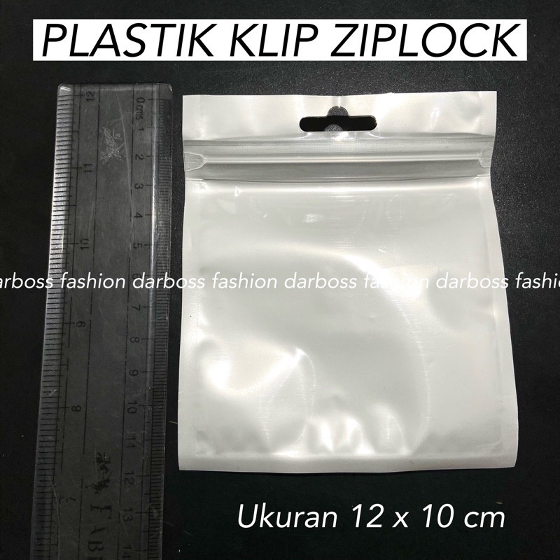 12x10 cm (isi 10pcs) Plastik Klip Ziplock