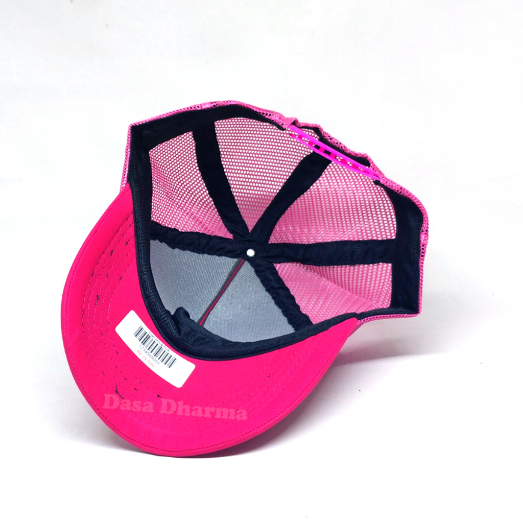 Topi Jaring Polos Pink