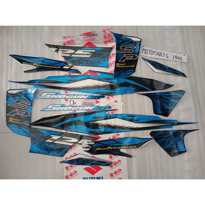 STIKER STRIPING BODY SUZUKI SHOGUN 125SP ORI SGP