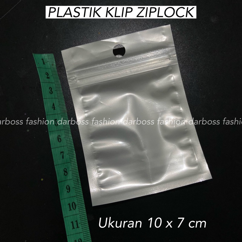 10x7 cm (isi 10pcs) Plastik Klip Ziplock